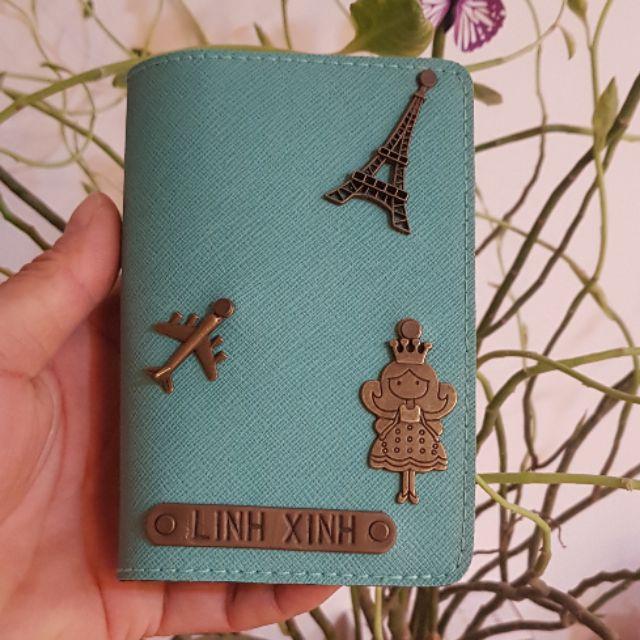 PASSPORT COVER VỎ BỌC HỘ CHIẾU KHẮC TÊN