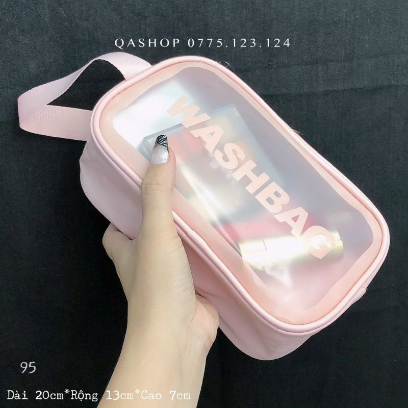 SET 3 TÚI WASHBAG  ĐỰNG MỸ PHẨM SANG CHẢNH NÈ,