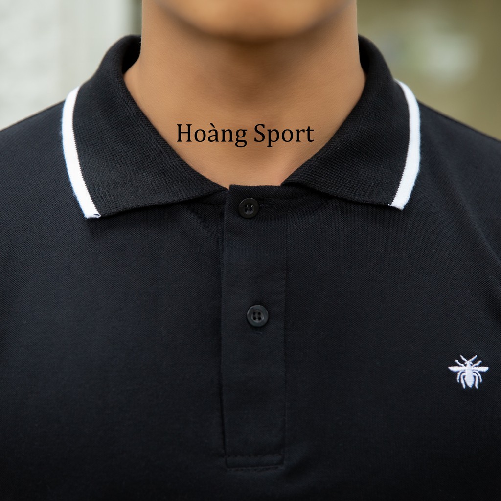 Áo thun Polo nam cổ bẻ họa tiết bo viền 100% chất Cotton thoáng mát, không nhăn Basic  2021| | BigBuy360 - bigbuy360.vn
