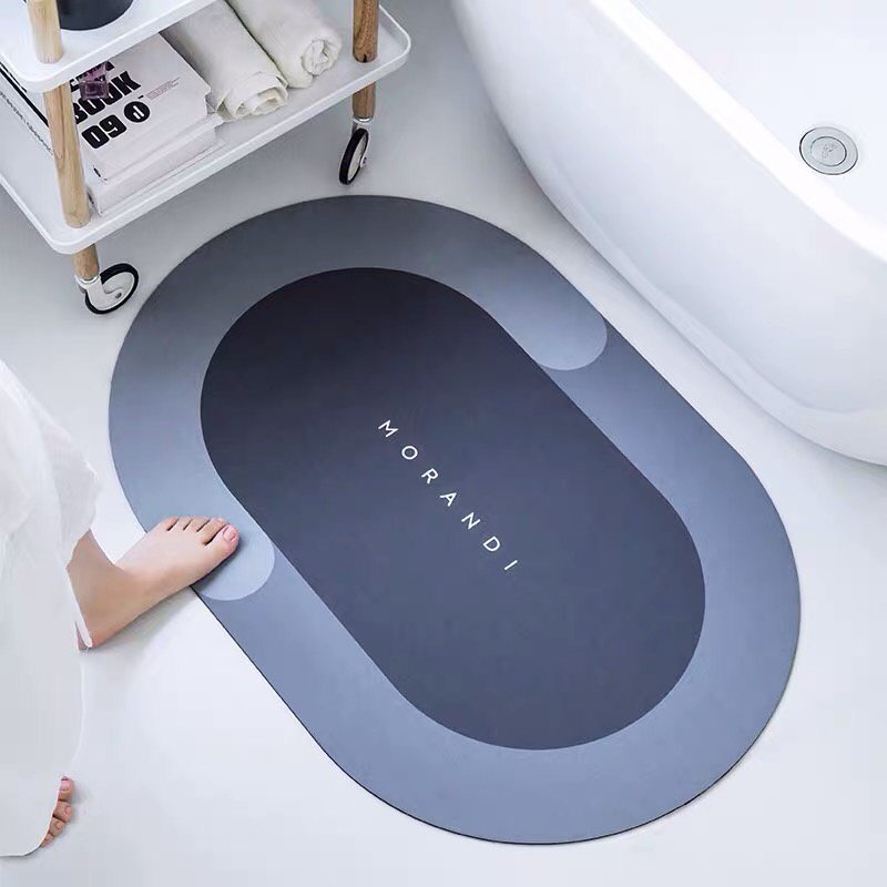 Thảm lau chân silicon chống trơn - chống trượt - siêu mềm mại - siêu thấm hút chất liệu bền bỉ dày dặn vinhhome.store