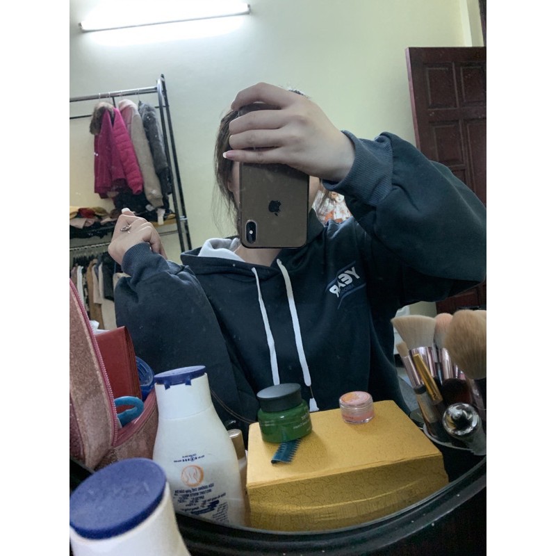 Áo hoodie rộng ulzzang nam nữ tay phồng có dây rút HD40 - Liti shop | BigBuy360 - bigbuy360.vn