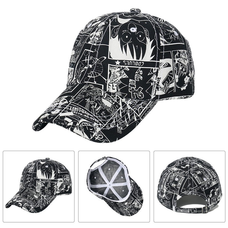 Mũ Lưỡi Trai 100% Cotton Thêu Hình Luffy Trong Phim One Piece