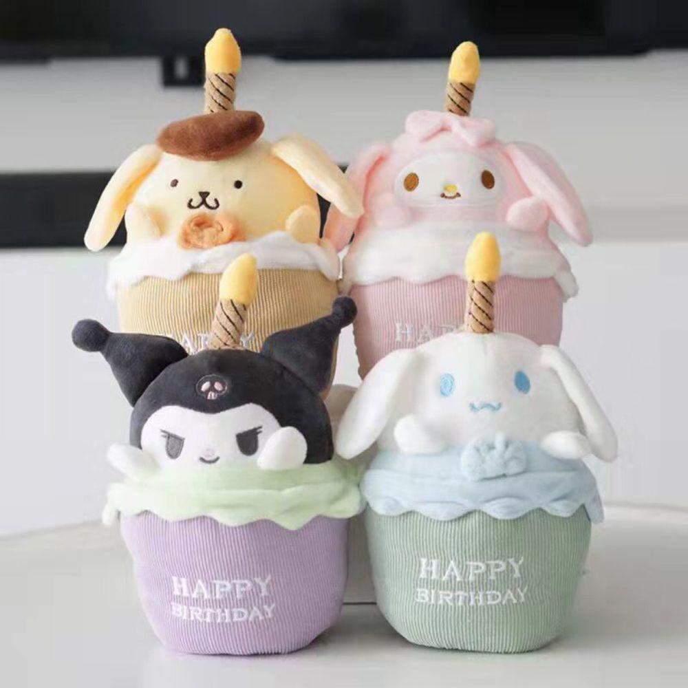 Thú Nhồi Bông Hình Chó Yugui Melody Mềm Mại Phát Nhạc Trang Trí Bánh Kem