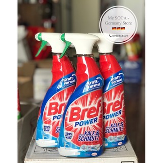 XỊT VỆ SINH CHỐNG CẶN CANXI VÀ BỤI BẨN BREF POWER KALK & SCHMUTZ 750ml (nhập Đức)