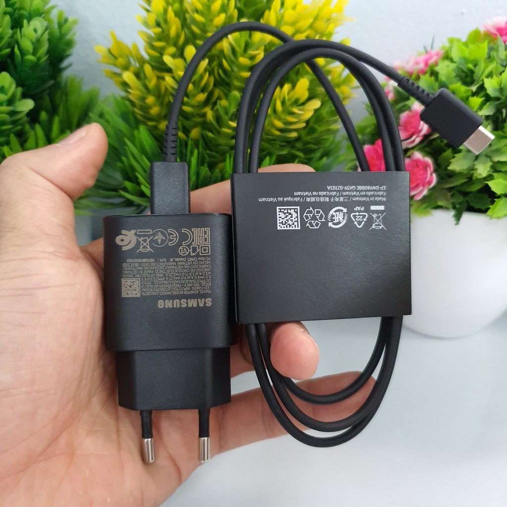 Bộ sạc nhanh Samsung 25W chính hãng Note 10 Note 20 S20 S21 S22 Plus Ultra - An An Saigon