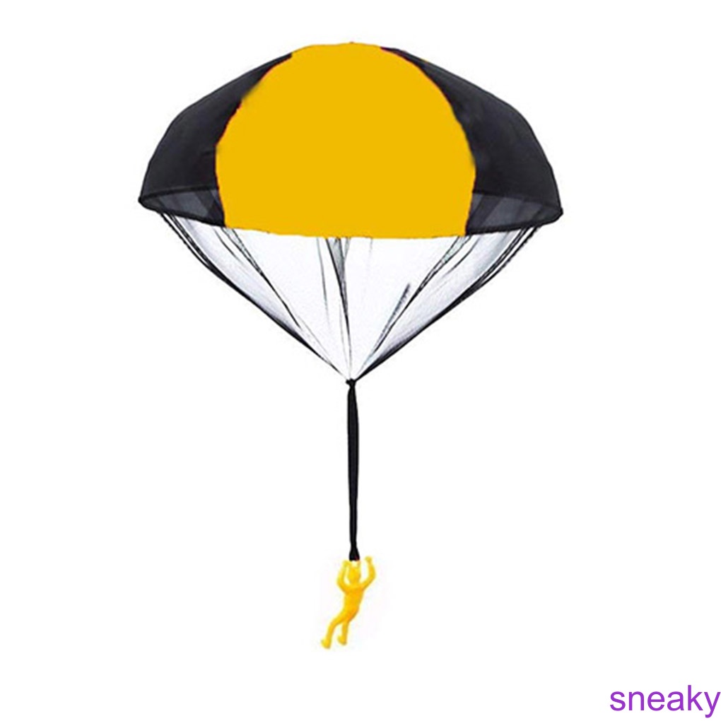 Kids Parachute Toy Outdoor Hand Throwing Parachute Educational Landing Children Toy
