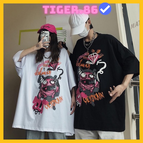 Áo thun tay lỡ form rộng unisex Tiger.86 AFR63