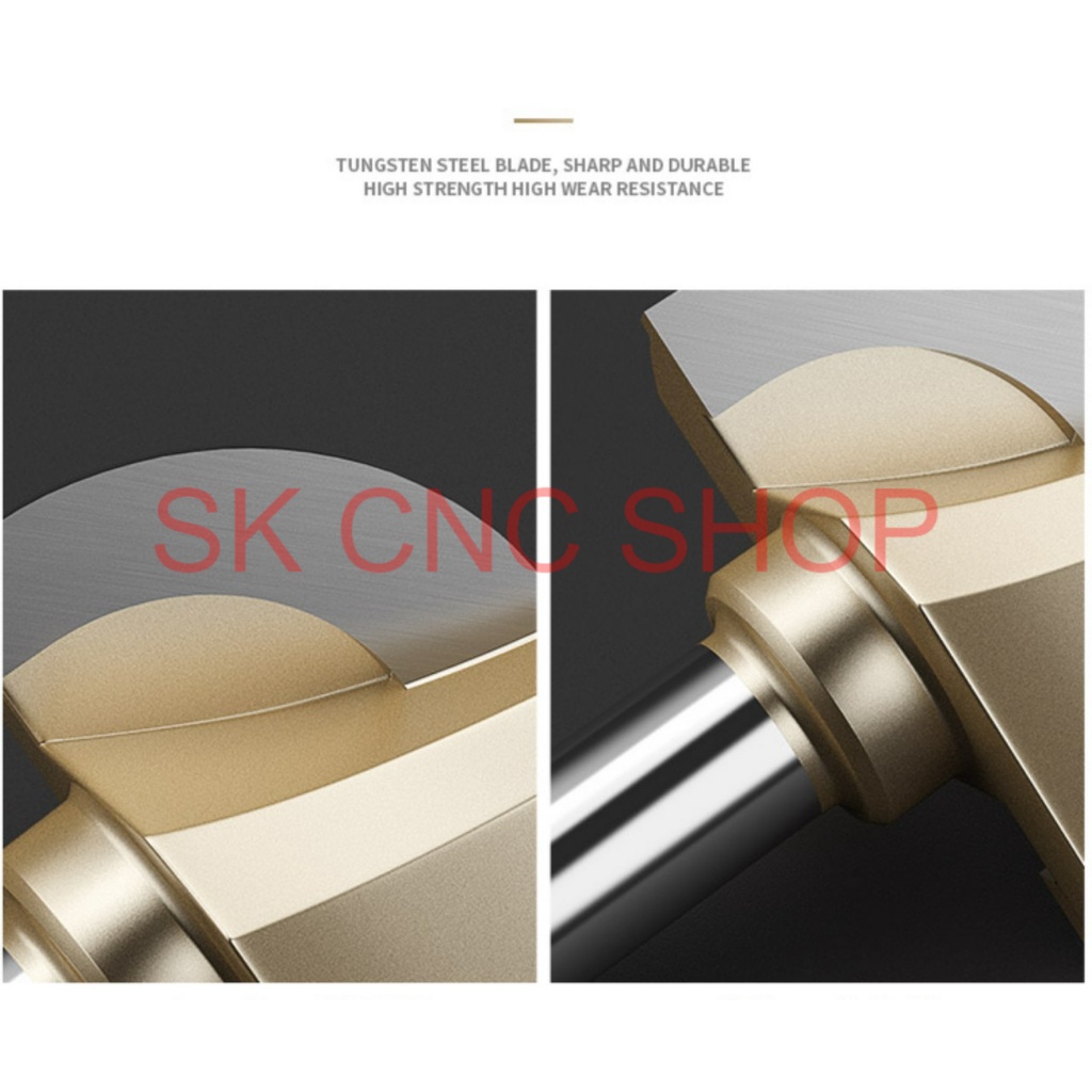 Mũi phay CNC đánh rãnh tròn rãnh cầu - SK CNC SHOP