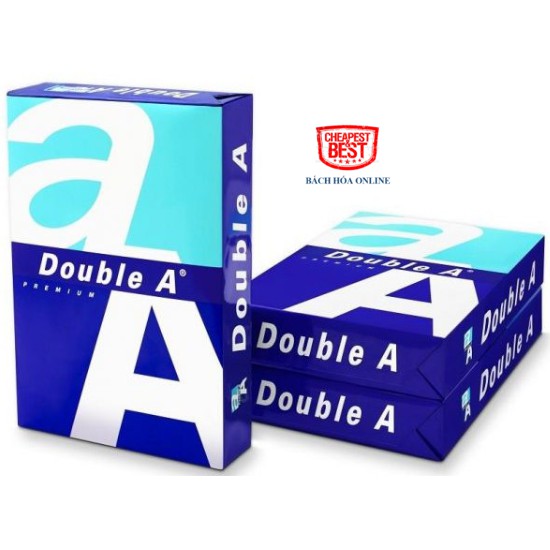 Giấy in - Phô tô A4 Nhập ngoại ĐL80: One tím, Double A