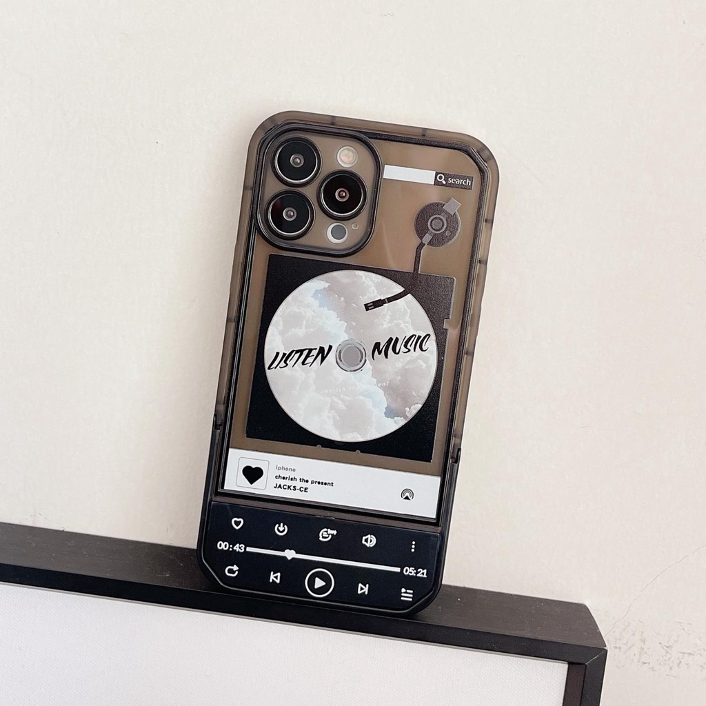 Ốp Điện Thoại Silicon Tpu Mềm Chống Sốc Có Giá Đỡ Vô Hình Cho iphone 13 12 11 pro max x xr xsmax 7/8plus