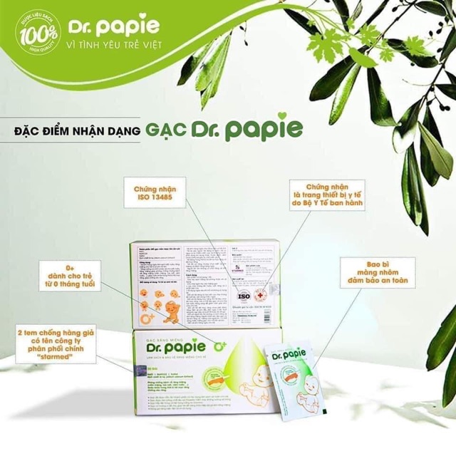 Gạc rơ lưỡi DR.Papie