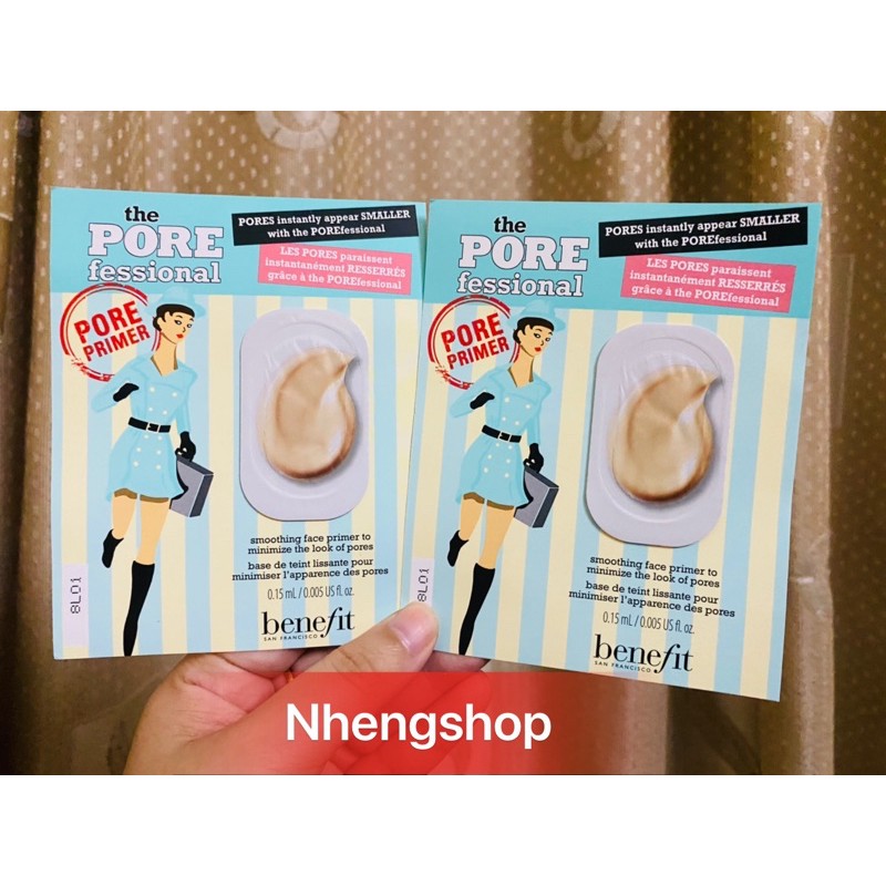 Sample Kem lót kiềm dầu Benefit The Porefessional Primer