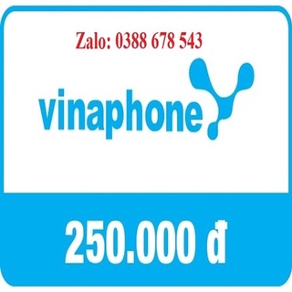 Combo thẻ cào vinaphone 50k + 200k