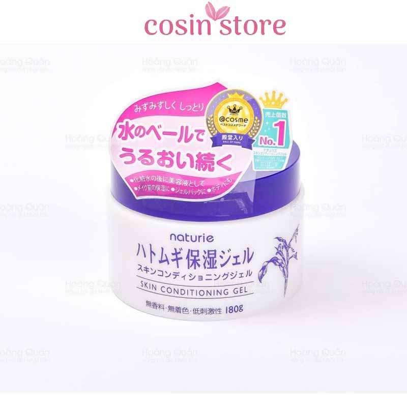 Kem Dưỡng Ý dĩ Reihaku Hatomugi Skin Conditioning Gel Nhật Bản 180g Naturie Cosin Store