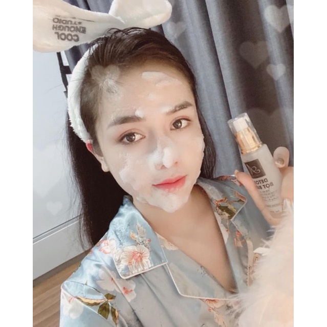 detox Bọt Biển - Mặt nạ Thải Độc Tố, khử chì, hỗ trợ ngăn ngừa mụn, làm trắng da, 80ml