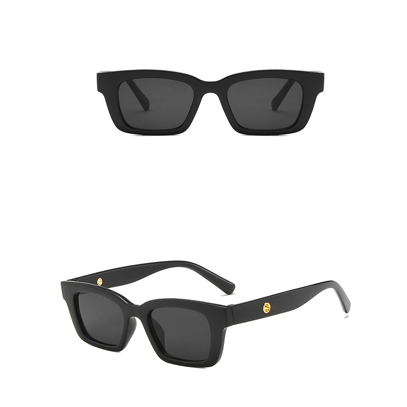 Kính Mát Kacamata Bingkai Persegi Baru Phong Cách Retro Hàn Quốc