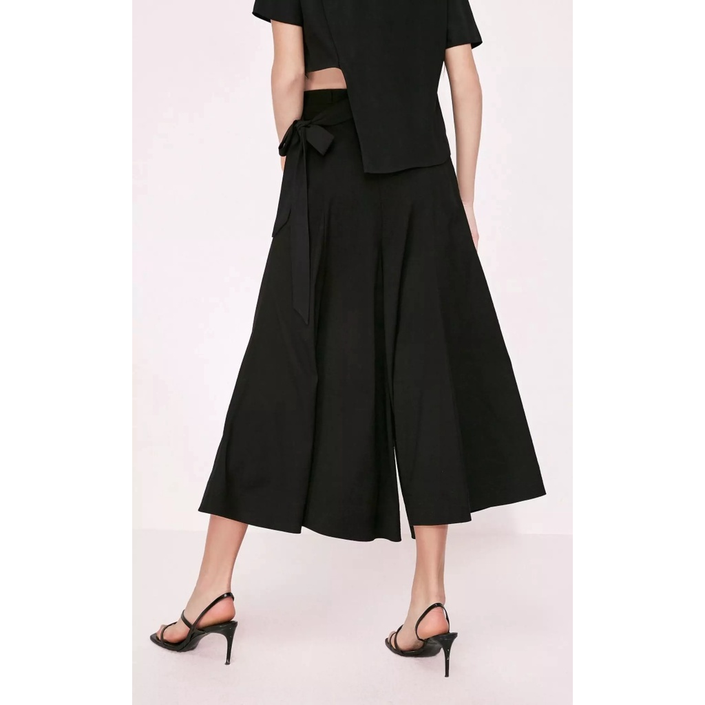 Vero Moda Quần Ống Loe Có Dây Đeo Hông Lưng Cao Dây Kéo Bên Hông Cho Nữ 31936J508