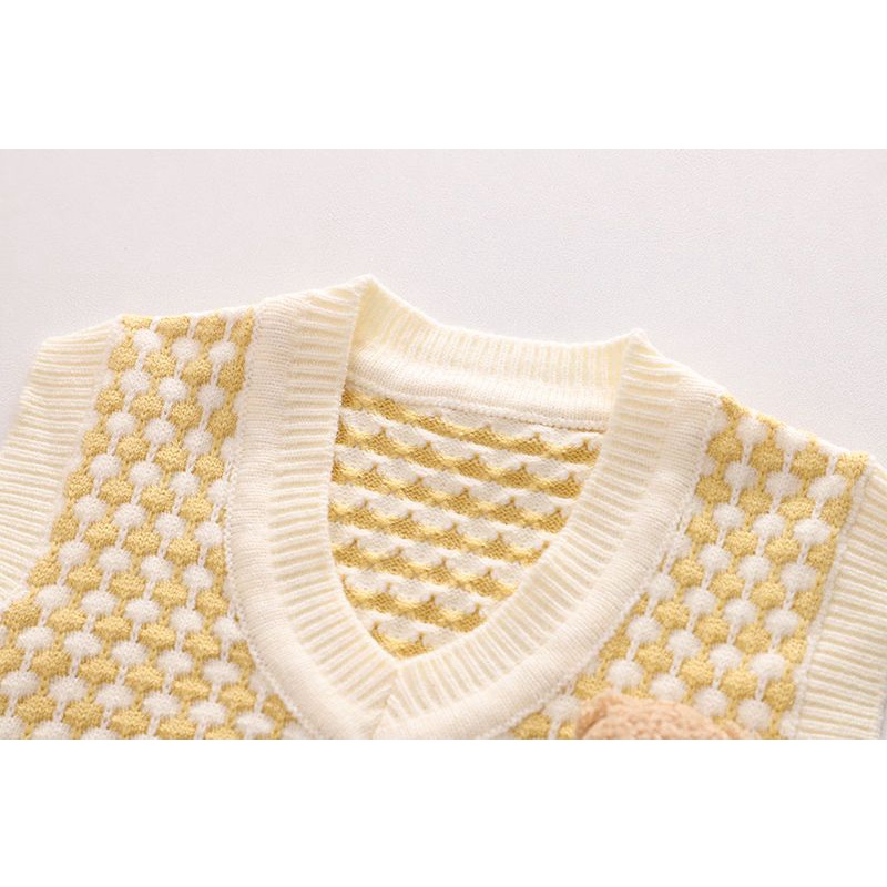 Bộ Áo Sweater Cotton Ba Món Tay Dài + Áo Sweater + Quần Dài Thời Trang Mùa Thu Mới 2022 Dành Cho Bé Trai Gái