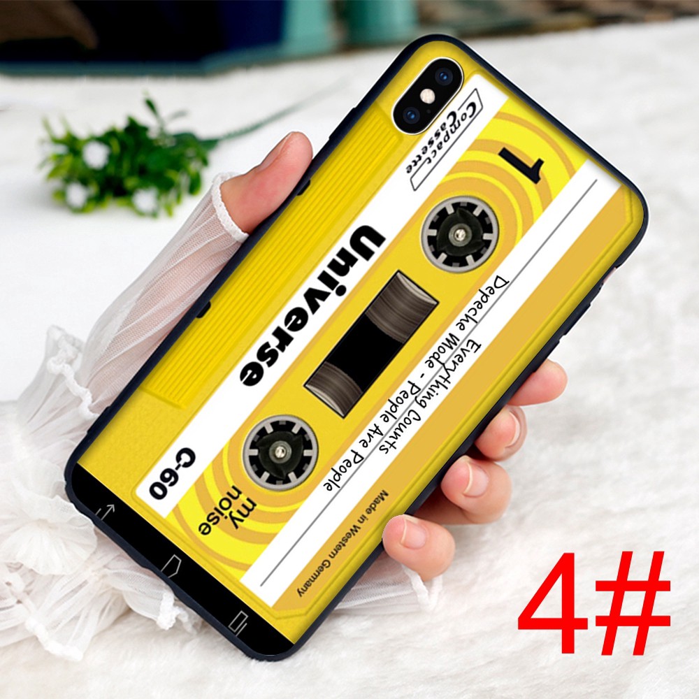 Ốp Điện Thoại Mềm Hình Băng Cassette Cho Iphone 12 11 Mini X Xs Xr Pro Max