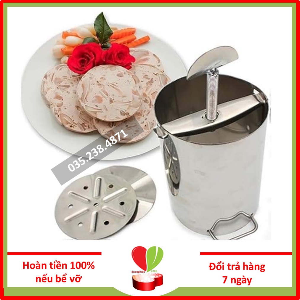Khuôn Làm Giò Lụa Inox, Làm Giò Xào Cao Cấp An Toàn