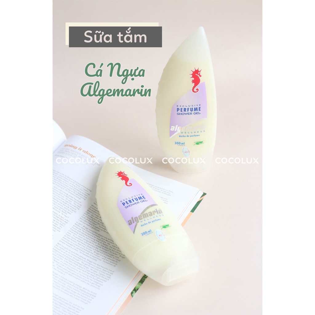 2 Chai Sữa Tắm Cá Ngựa Algemarin 300ml