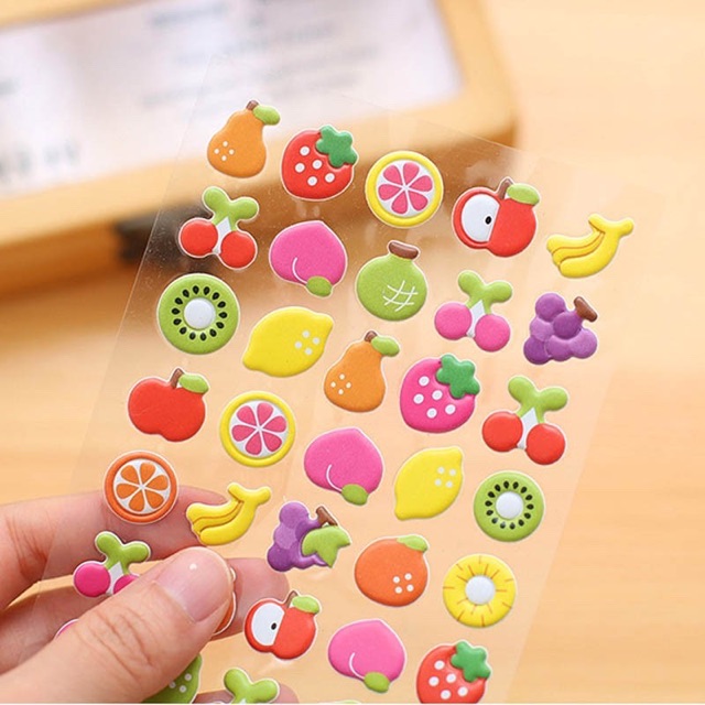 Sticker 3D hình nổi dán điện thoại, máy tính