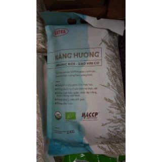 Gạo hữu cơ nàng hương túi 2kg