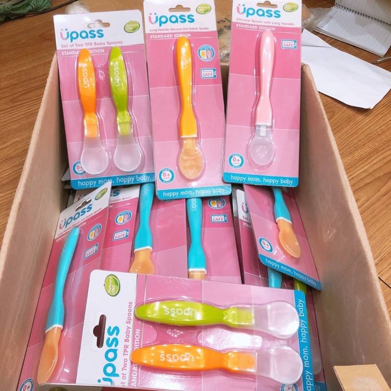 Set 2 thìa ăn ăn dặm Upass Beehouse