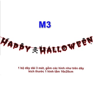 Cờ treo trang trí Halloween mẫu M3