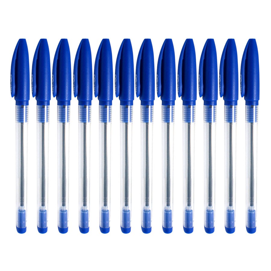 Bút bi mực xanh OT-BP001BU (6 cây)