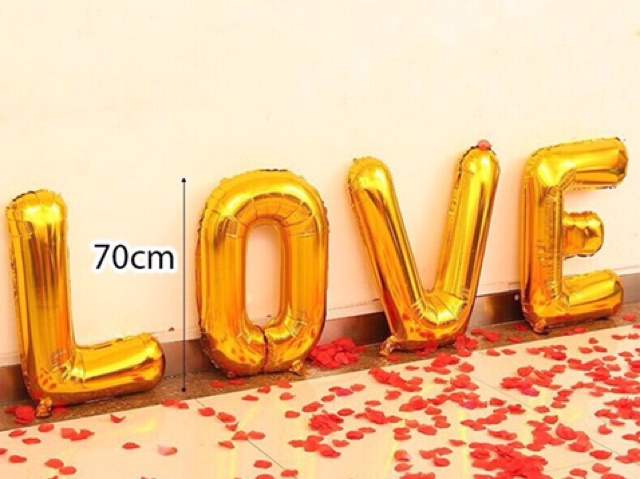 Bóng Chữ Love Size Đại 32ich