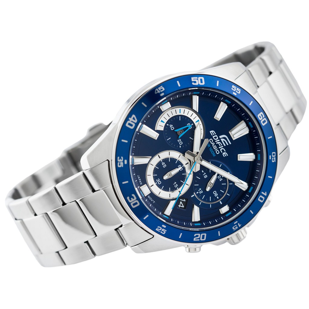 Đồng hồ nam dây kim loại Casio Edifice chính hãng Anh Khuê EFV-570D-2AVUDF (43mm)