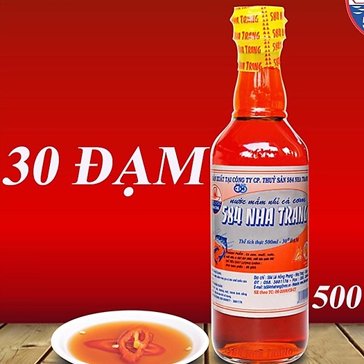 Nước mắm Nhĩ 584 Nha Trang 30 độ đạm