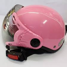Mũ bảo hiểm nửa đầu có kính GRS A33k màu hồng bảo hành 12 tháng chính hãng Shop Mũ 192