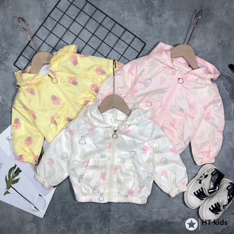 Áo khoác gió hàng quảng châu siêu mềm mướt tay 8-18kg