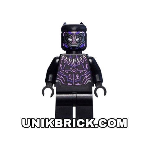 Lego UNIK BRICK Marvel Black Panther Claw Necklace Dark Purple and Lavender Highlights Báo đen chính