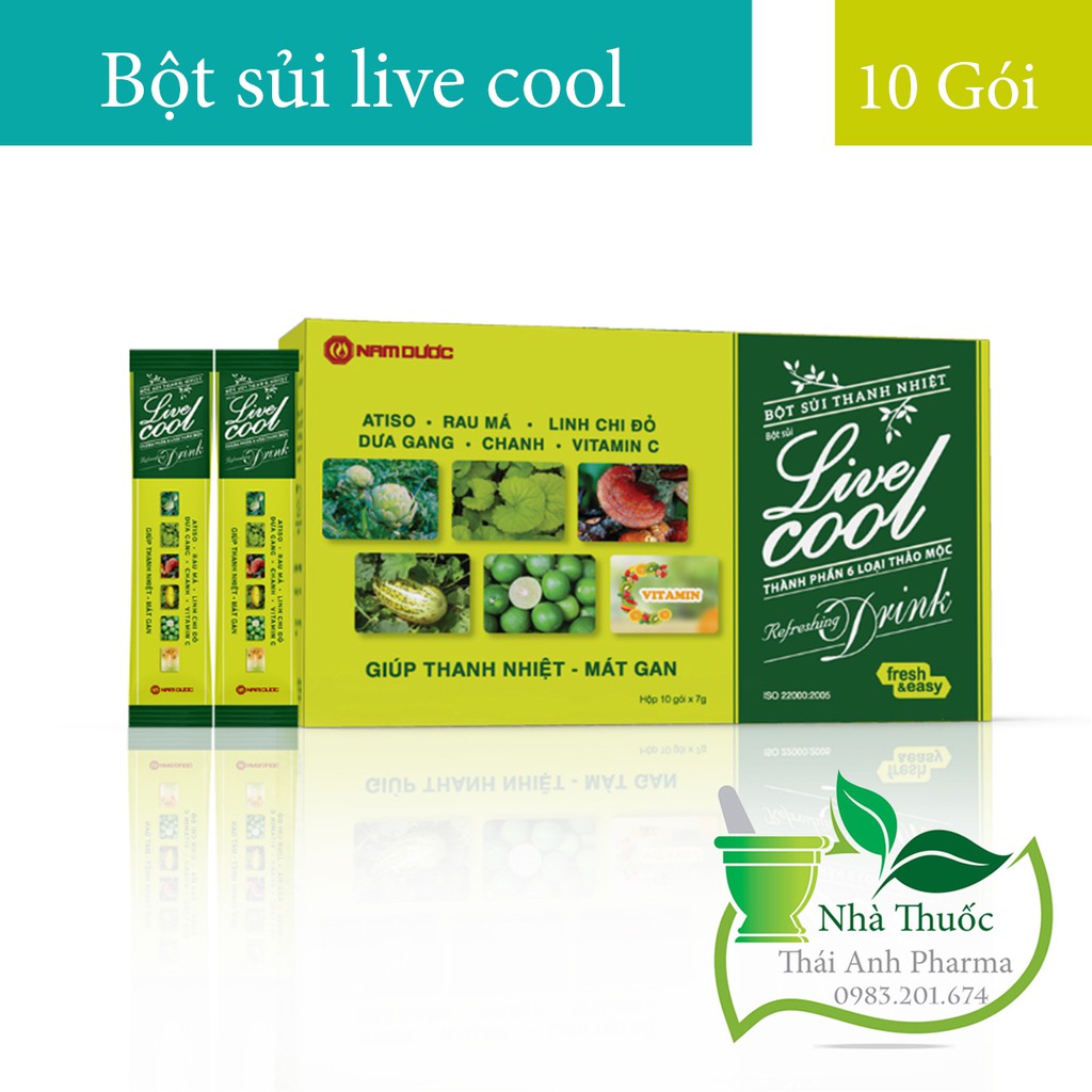 Bột Sủi Thanh Nhiệt Live Cool