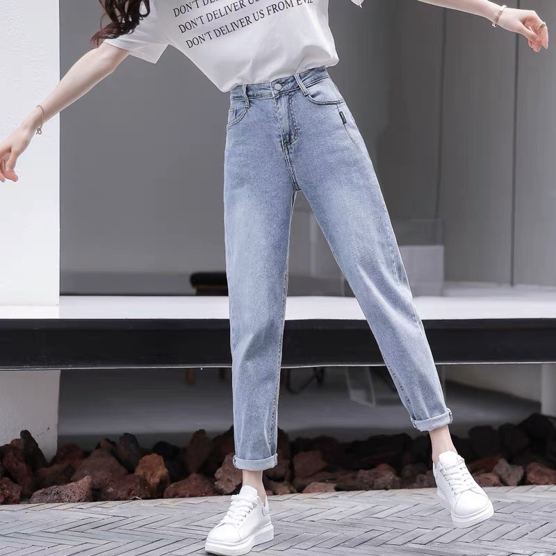 Quần jean nữ , quần bò baggy ống suông đứng, cá tính năng động hit hot 2022