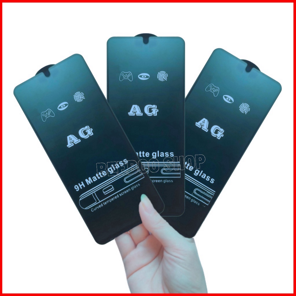 [AG NHÁM CAO CẤP] Kính Cường Lực Samsung A51/A52/A52s/A71/A72 - Full màn hình - Nhám phủ Nano Cao cấp - Chống vân tay