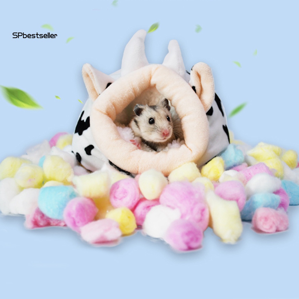 Bộ 100 Quả Bóng Cotton Mini Nhiều Màu Giúp Giữ Ấm Cho Chuột Hamster