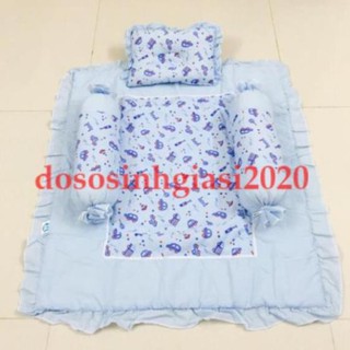 Bộ nệm gối cho bé- Bộ Nệm Gối Kate Baby sơ sinh lớn Hàng Loại 1