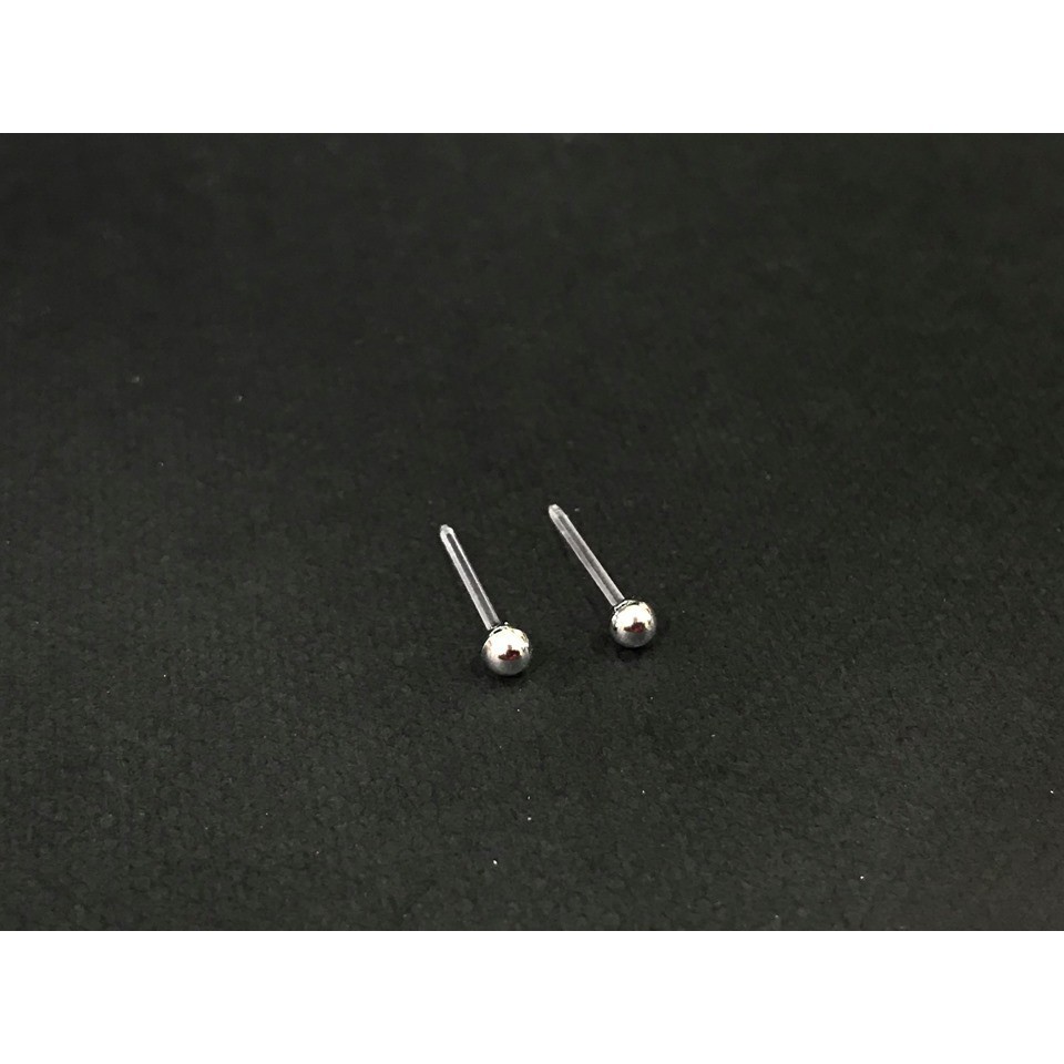 KHUYÊN TAI CHÂN NHỰA ĐẦU BI TRÒN - GIÁ THEO ĐÔI