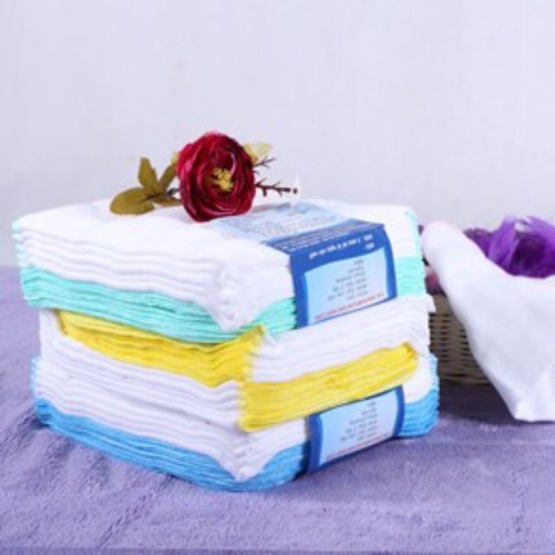 10 chiếc khăn sữa 4 lớp fany cao cấp đa năng mác voi/ loại đẹp