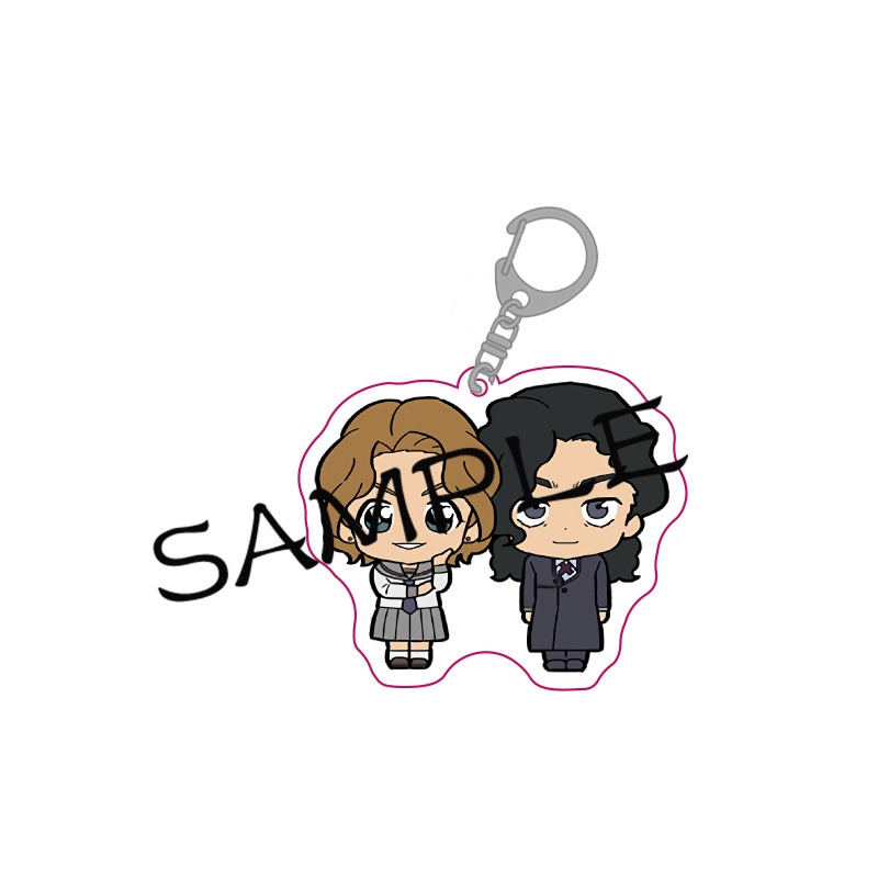 ( COUPLE ) Móc khóa DETECTIVE CONAN Thám Tứ Lừng Danh in hình anime chibi Mica trong acrylic