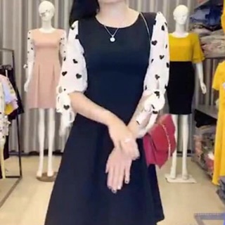 Váy tay pha tơ