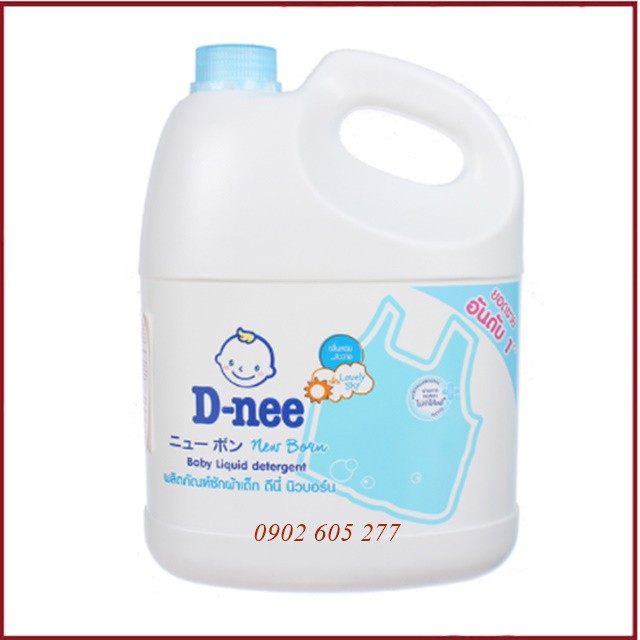 [hàng chính hãng] Nước giặt quần áo trẻ em Dnee Thái Lan 3000ml HÀNG LOẠI I