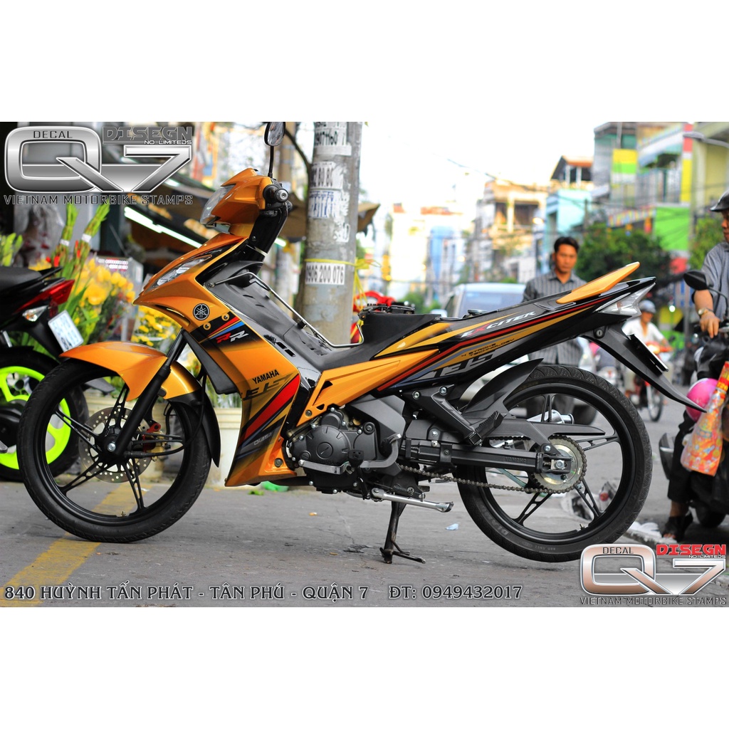 TEM RỜI EXCITER 2010 VÀNG  ĐEN
