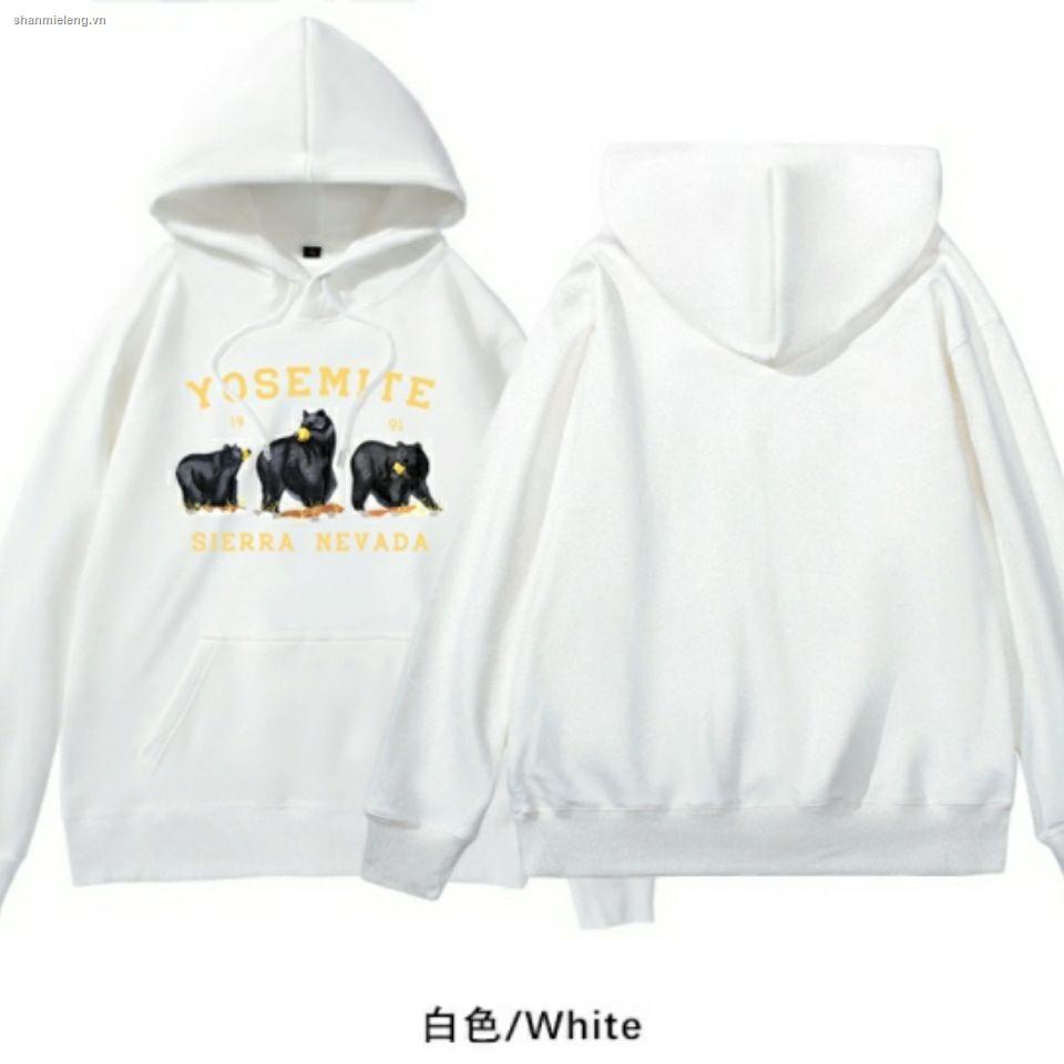 Áo Hoodie Cotton Phối Nhung Tay Dài Dáng Rộng Màu Đen Đơn Giản Dành Cho Nữ | BigBuy360 - bigbuy360.vn