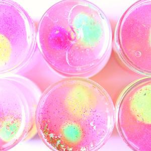 Slime trong pompom 100ml SLM7 thủ công handmade
