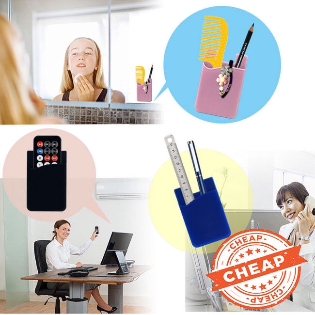 Túi đựng tiền/thẻ silicone dán dính thời trang tiện dụng cho điện thoại